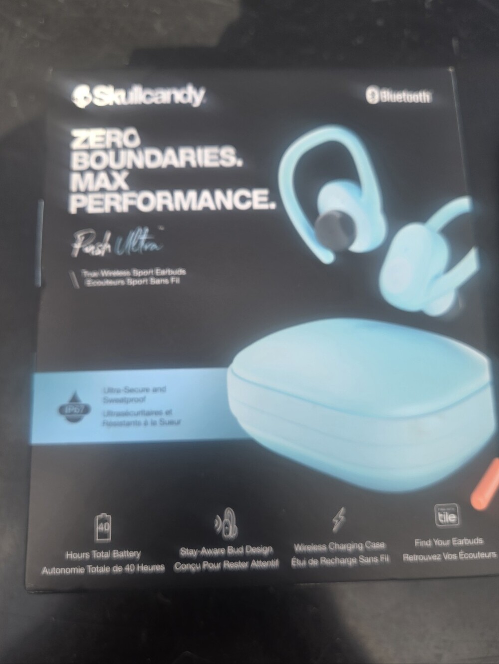 SKULLCANDY PUSH ULTRA WIREKESS SOFT/BLUE EARBUDS